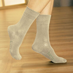 Gesundheitssocken »Bambus«, beige, 3 Paar